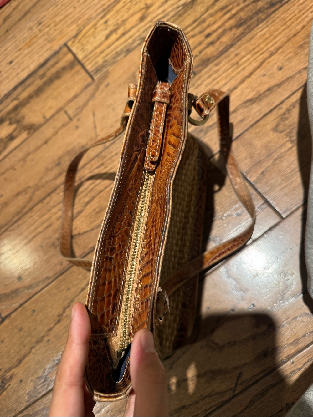Brahmin Raffia Tote - Picture 6 of 8